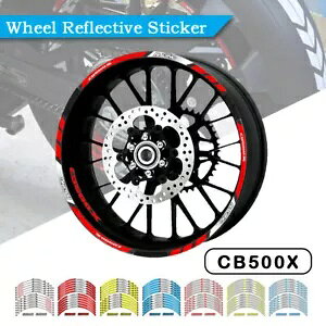 �I�[�g�o�C�����X�g���C�v�z�C�[���f�J�[�����˃e�[�v�X�e�b�J�[�z���_ CB500X Motorcycle Rim Stripes Wheel Decals Reflective Tape Stickers FOR HONDA CB500X