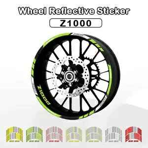 XgCvzC[fJ[˃e[vXebJ[ KAWASAKI Z1000 Z1000SX Rim Stripes Wheel Decals Reflective Tape Stickers FOR KAWASAKI Z1000 Z1000SX