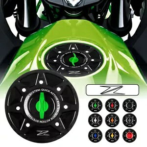 [^[ CNC L[X^NLbv [VOKXRJo[ KAWASAKI Z650 Z900 17-19p Motor CNC Keyless Tank Caps Racing Gas Fuel Cover for KAWASAKI Z650 Z900 17-19