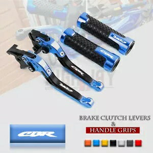 z_ CBR1000RR FIREBLADE 04-07 p܂肽݃u[L Nb` o[ & nh Obv Folding Brake Clutch Levers & Handle Grips for Honda CBR1000RR FIREBLADE 04-07