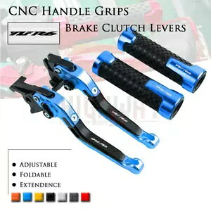 ܂肽݃u[LNb`o[nhObv}n YZF-R6 YZF600 17-19 Adjust Folding Brake Clutch Levers Handle Grips for YAMAHA YZF-R6 YZF600 17-19