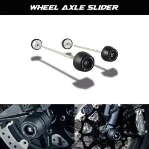 �t�����g���A�A�N�X���X���C�_�[�N���b�V���z�C�[���K�[�h�ی� BMW S1000R 2014-2021�p Front Rear Axle Slider Crash Wheel Guard Protection for BMW S1000R 2014-2021 �y���s�A���i�z