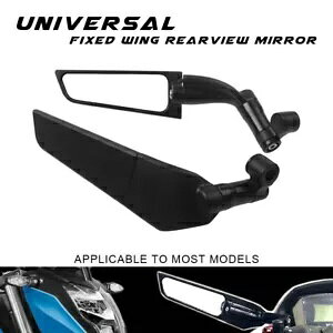 }n FZ1 FZ6 FZ8 FAZER TChobN~[EBhXCxXeXEBOtBɓK fit YAMAHA FZ1 FZ6 FZ8 FAZER Side Rearview Mirror Wind Swivel Stealth Wing Fin