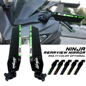 XCx^obN~[JTLjW ZX6R ZX10R 300 400 Swivel Large Wind Wing Rearview Mirror Fit For KAWASAKI NINJA ZX6R ZX10R 300 400