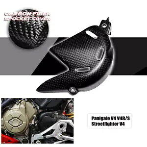 Ducati Superleggera V4 2021 pJ[{t@Co[tFAOXvPbgGW`F[Jo[ Carbon Fiber Fairing Sprocket Engine Chain Cover for Ducati Superleggera V4 2021