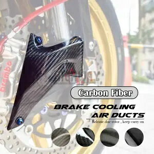 100mm �J�[�{���t�@�C�o�[��p�u���[�L�G�A�_�N�g�K�[�h Ducati Diavel 2011-2019�p 100mm Carbon Fiber Cooling Brake Air Ducts Guard for Ducati Diavel 2011-2019