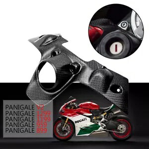 J[{t@Co[_΃hAbNL[tFAOJo[ Ducati Panigale V4 V4R/S p Carbon Fiber Ignition Door Lock Key Fairing Cover for Ducati Panigale V4 V4R/S