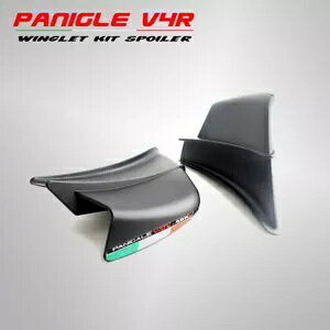 1 �y�A�E�C���O���b�g��̓E�C���O�f�B�t���N�^�[�X�|�C���[ Ducati �p�j�K�[�� V4 V4R V4S �p 1pair Winglet Aerodynamic Wing Deflector Spoiler for Ducati Panigale V4 V4R V4S �y���s�A���i�z