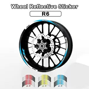 XebJ[ zC[XgCvZbg I[goCfJ[ }n R6 600 YZFR6 YZF-R6 Rim Sticker Wheel Stripes Set Motorcycle DecalFOR YAMAHA R6 600 YZFR6 YZF-R6