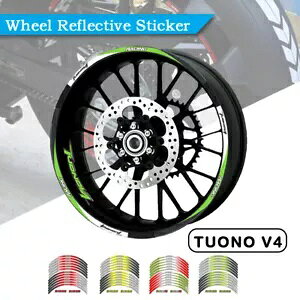 [VOXebJ[zC[XgCvZbgI[goCfJ[AvA TUONOV4 V4 1000 Racing Rim Sticker Wheel Stripes Set Motorcycle DecalFOR Aprilia TUONOV4 V4 1000