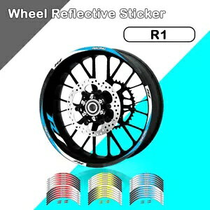 [VOXebJ[zC[XgCvZbgI[goCfJ[}n YZF R1 YZFR1/M/S Racing Rim Sticker Wheel Stripes Set Motorcycle DecalFOR YAMAHA YZF R1 YZFR1/M/S