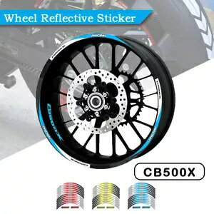 [VOXebJ[zC[XgCvZbgoCNI[goCfJ[z_ CB500X Racing Rim Sticker Wheel Stripes Set Motorbike Motorcycle DecalFOR HONDA CB500X
