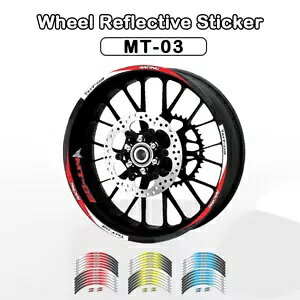 [VOXebJ[zC[XgCvZbgI[goCfJ[}n MT03 MT-03 Racing Rim Sticker Wheel Stripes Set Motorcycle DecalFOR YAMAHA MT03 MT-03