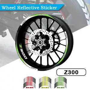 [VOXebJ[zC[XgCvZbgI[goCfJ[KAWASAKI Z300 Z 300 Racing Rim Sticker Wheel Stripes Set Motorcycle DecalFOR KAWASAKI Z300 Z 300