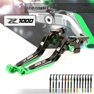 ܂肽݊g\u[L & Nb`o[ KAWASAKI Z1000 Z1000SX 17-19 Adjust Fold Extendable Brake & Clutch Levers For KAWASAKI Z1000 Z1000SX 17-19