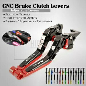 ܂肽ݎg\ȃu[L & Nb`o[ }n X-max 125 300 400 2017-2019p Foldable Extendable Brake & Clutch Levers For YAMAHA X-max 125 300 400 2017-2019