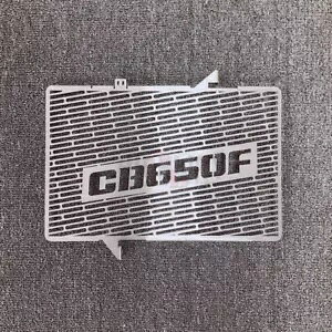 �V���o�[ ���W�G�[�^�[ �K�[�h �O���� �J�o�[�ی� �z���_ CB650F 14-18 CB650R 2019�p Silver Radiator Guard Grille Cover Protection for Honda CB650F 14-18 CB650R 2019 �y���s�A���i�z