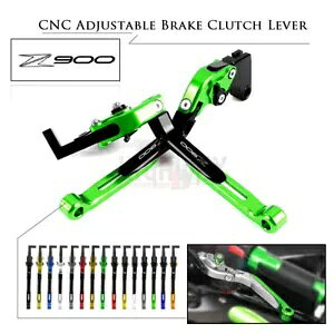 \Ȑ܂肽ݎg\ȃu[L & Nb`o[ KAWASAKI Z900 17-19 Adjustable Foldable Extendable Brake & Clutch Levers For KAWASAKI Z900 17-19