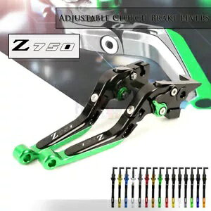 Kawasaki Z750 07-11p̒߉\Ȑ܂肽ݎg\ȃu[L&Nb`o[ Adjustable Foldable Extendable Brake & Clutch Levers For Kawasaki Z750 07-11