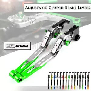 ܂肽ݎg\u[L & Nb`o[ KAWASAKI Z800 Z800E o[W 13-16 Foldable Extendable Brake & Clutch Levers For KAWASAKI Z800 Z800E Version 13-16