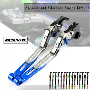 \Ȑ܂肽ݎg\ȃu[L & Nb`o[ SUZUKI GSXR 600 750 K4 p Adjustable Foldable Extendable Brake & Clutch Levers For SUZUKI GSXR 600 750 K4