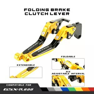 XYL GSXR 600 GSX-R K6 K8 06-10 [VO܂肽݃u[LNb`o[ɓK Fit SUZUKI GSXR 600 GSX-R K6 K8 06-10 Racing Adjust Folding Brake Clutch Levers