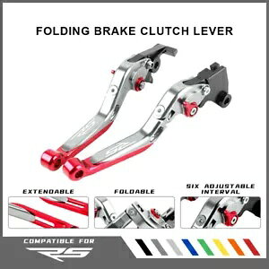 AvA RS125 RS 125 06-10 [VO\Ȑ܂肽݃u[L Nb` o[ɓK Fit APRILIA RS125 RS 125 06-10 Racing Adjustable Folding Brake Clutch Levers