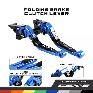 XYL GSXS 750 GSXS750 17-20 [VO\Ȑ܂肽݃u[LNb`o[ɓK Fit SUZUKI GSXS 750 GSXS750 17-20 Racing Adjustable Folding Brake Clutch Levers
