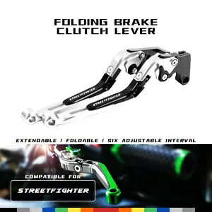 �h�D�J�e�B �X�g���[�g�t�@�C�^�[ V4 ���[�V���O�����\�Ȑ܂肽���݃u���[�L �N���b�` ���o�[�ɓK�� Fit DUCATI STREETFIGHTER V4 Racing Adjustable Folding Brake Clutch Levers