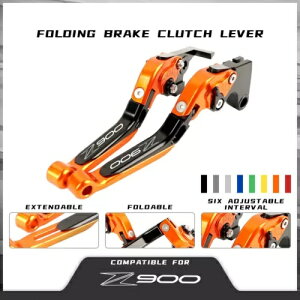 JTL Z900 17-22 I[goC܂肽݃u[LNb`o[[VO\ Fit KAWASAKI Z900 17-22 Motorcycle Folding Brake Clutch Levers Racing Adjustable