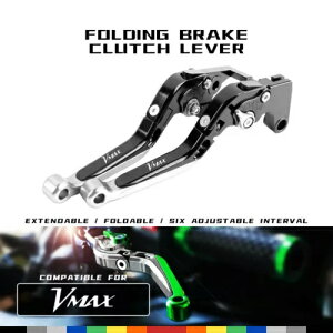 }n V-MAX 1700 09-16 [VO\Ȑ܂肽݃u[LNb`o[ɓK Fit YAMAHA V-MAX 1700 09-16 Racing Adjustable Folding Brake Clutch Levers