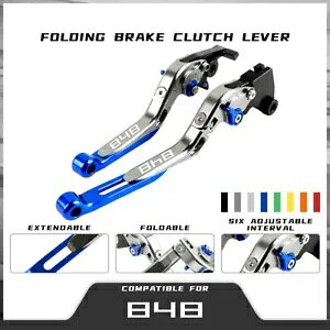 hDJeB 848 EVO 07-13 Xg[gt@C^[ 848 [VO܂肽݃u[LNb`o[ɓK Fit DUCATI 848 EVO 07-13 STREETFIGHTER 848 Racing Folding Brake Clutch Levers