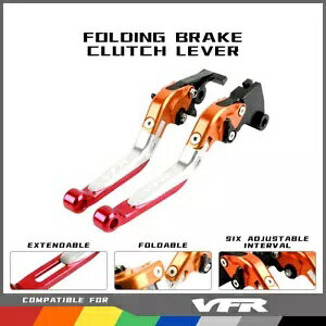 z_ VFR1200/F VFR 1200 16-17 [VO\Ȑ܂肽݃u[LNb`o[ɓK Fit HONDA VFR1200/F VFR 1200 16-17 Racing Adjustable Folding Brake Clutch Levers