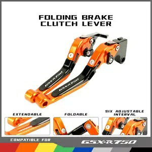 XYL GSXR 750R GSXR750 11-18 [??VO\Ȑ܂肽݃u[LNb`o[ɓK Fit SUZUKI GSXR 750R GSXR750 11-18 Racing Adjustable Folding Brake Clutch Levers