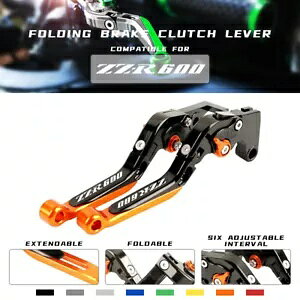 JTLjW ZZR600 ZZR 600 90-04 [VO܂肽݃u[LNb`o[ɓK Fit KAWASAKI NINJA ZZR600 ZZR 600 90-04 Racing Folding Brake Clutch Levers