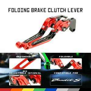 XYL GSF650 GSF1250 GSF1200 ofBbg 650S [VO܂肽݃u[LNb`o[ɓK Fit SUZUKI GSF650 GSF1250 GSF1200 BANDIT 650S Racing Folding Brake Clutch Levers