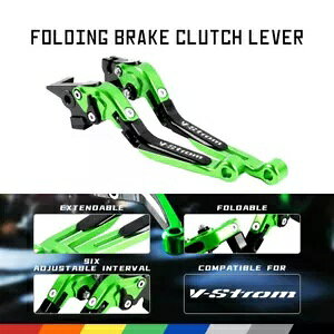 XYL DL650/V-STROM 04-10 [VO\Ȑ܂肽݃u[LNb`o[ɓK Fit SUZUKI DL650/V-STROM 04-10 Racing Adjustable Folding Brake Clutch Levers