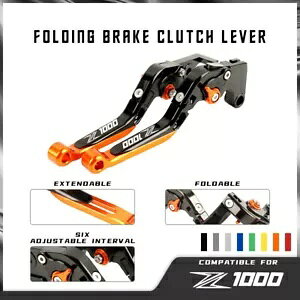 JTL Z1000SX E 1000 Z1000 07-16 [VO܂肽݃u[LNb`o[ɓK Fit KAWASAKI Z1000SX NINJA 1000 Z1000 07-16 Racing Folding Brake Clutch Levers