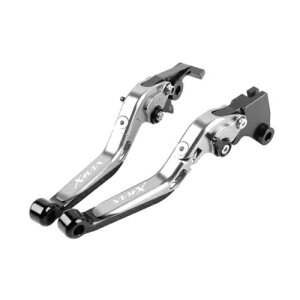 ヤマハ XMAX 300 400 250 X-max レーシング調整可能な折りたたみブレーキクラッチレバーに適合 Fit YAMAHA XMAX 300 400 250 X-max Racing Adjustable Folding Brake Clutch Levers