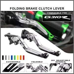 BMW G310R G310 R/GS 17-22 [VO\Ȑ܂肽݃u[LNb`o[ɓK Fit BMW G310R G310 R/GS 17-22 Racing Adjustable Folding Brake Clutch Levers