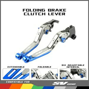 XYL SV650/S SV650 99-09 [VO\Ȑ܂肽݃u[LNb`o[ɓK Fit SUZUKI SV650/S SV650 99-09 Racing Adjustable Folding Brake Clutch Levers
