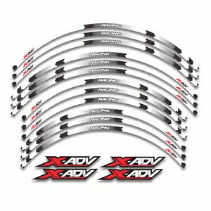 �z�C�[�������O�X�e�b�J�[���˃C���i�[�f�J�[���z���_ XADV X-ADV 750 17-20 Wheel Ring Sticker Reflective inner Decals for HONDA XADV X-ADV 750 17-20 �y���s�A���i�z