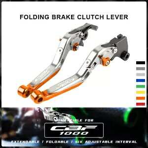 z_ CBF1000 CBF 1000 06-09 [VO\Ȑ܂肽݃u[LNb`o[ɓK Fit HONDA CBF1000 CBF 1000 06-09 Racing Adjustable Folding Brake Clutch Levers