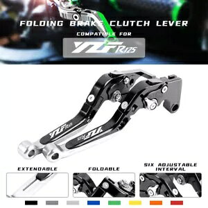 }n YZF R125 12-13 [VOI[goC܂肽݃u[LNb`o[ɓK Fit YAMAHA YZF R125 12-13 Racing Adjust Motorcycle Folding Brake Clutch Levers