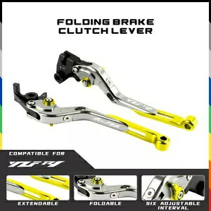}n YZF R1 15-20 I[goC܂肽݃u[LNb`o[[VO\ Fit YAMAHA YZF R1 15-20 Motorcycle Folding Brake Clutch Levers Racing Adjustable