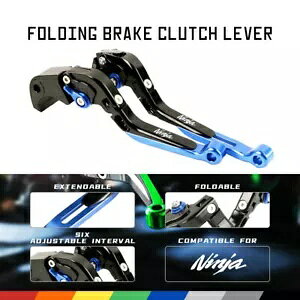 JTLjW ZX-10R 16-20 [VO\Ȑ܂肽݃u[LNb`o[ɓK Fit KAWASAKI NINJA ZX-10R 16-20 Racing Adjustable Folding Brake Clutch Levers