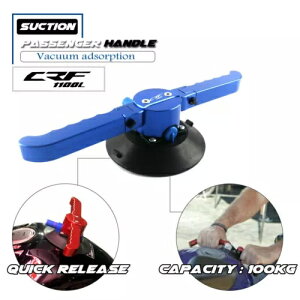 ^zՏȃnhObvA[Xgz_ CRF1100L ADV 2020 2021 Vacuum Suction Cups Passenger Handgrips Armrest for HONDA CRF1100L ADV 2020 2021