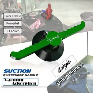 ^zՏqnh^No[JTLjW 250 300 400 650 Vacuum Suction Cups Passenger Handle Tank Bar for KAWASAKI NINJA 250 300 400 650