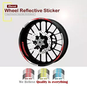 I[goCzC[XgCvfJ[XebJ[˃e[vz_ CB650F Motorcycle Wheel Rim Stripes Decals Sticker Reflective Tape FOR HONDA CB650F