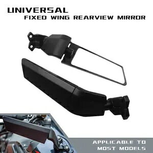 �z���_ CBR600RR CBR1000RR �g���C�͊w�E�B���O���b�g�E�B���O�X�e���X�~���[�ɓK�� fit HONDA CBR600RR CBR1000RR Enlarge Aerodynamics Winglet Wing Stealth Mirrors �y���s�A���i�z